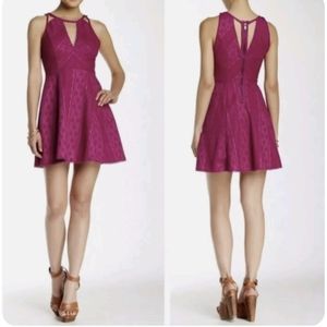 Free People Magenta Mini Dress